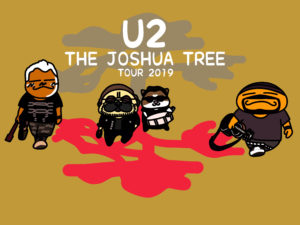 THE JOSHUA TREE TOUR 2019に行った話 | 和菓子がテーマのキャラクター