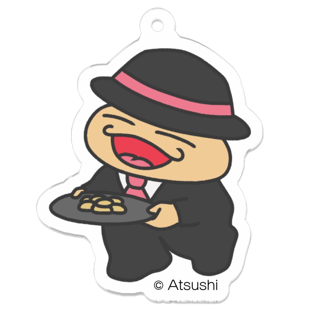アクリルキーホルダー（わらびモッシュくん）